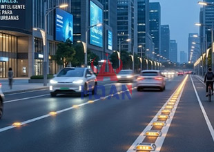 Tachas Solares Viales: Iluminación Inteligente y Sostenible para Carreteras Urbanas