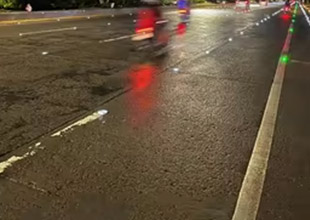 Tachas Solares Colombia | Aplicación y Seguridad Vial Nocturna